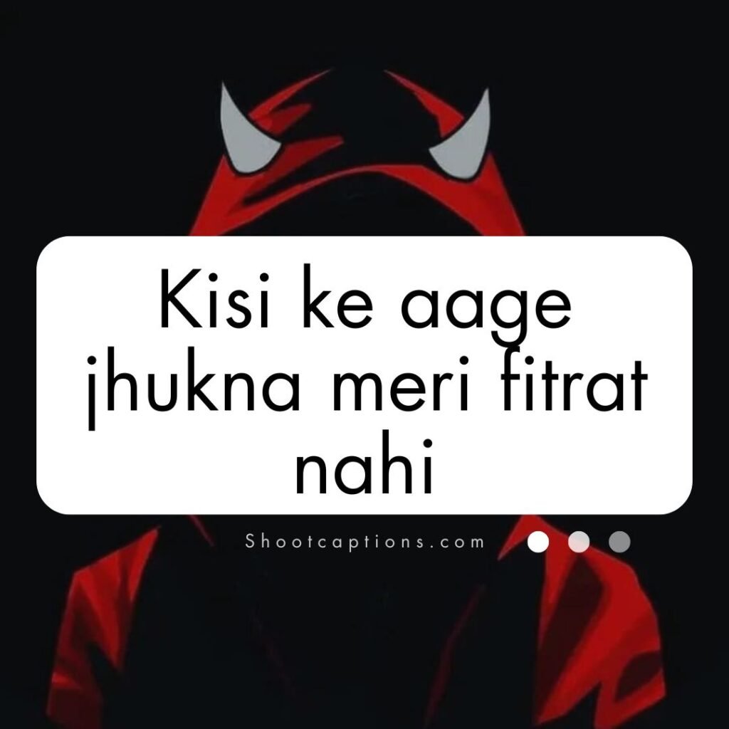 Attitude Captions for Instagram for Boy