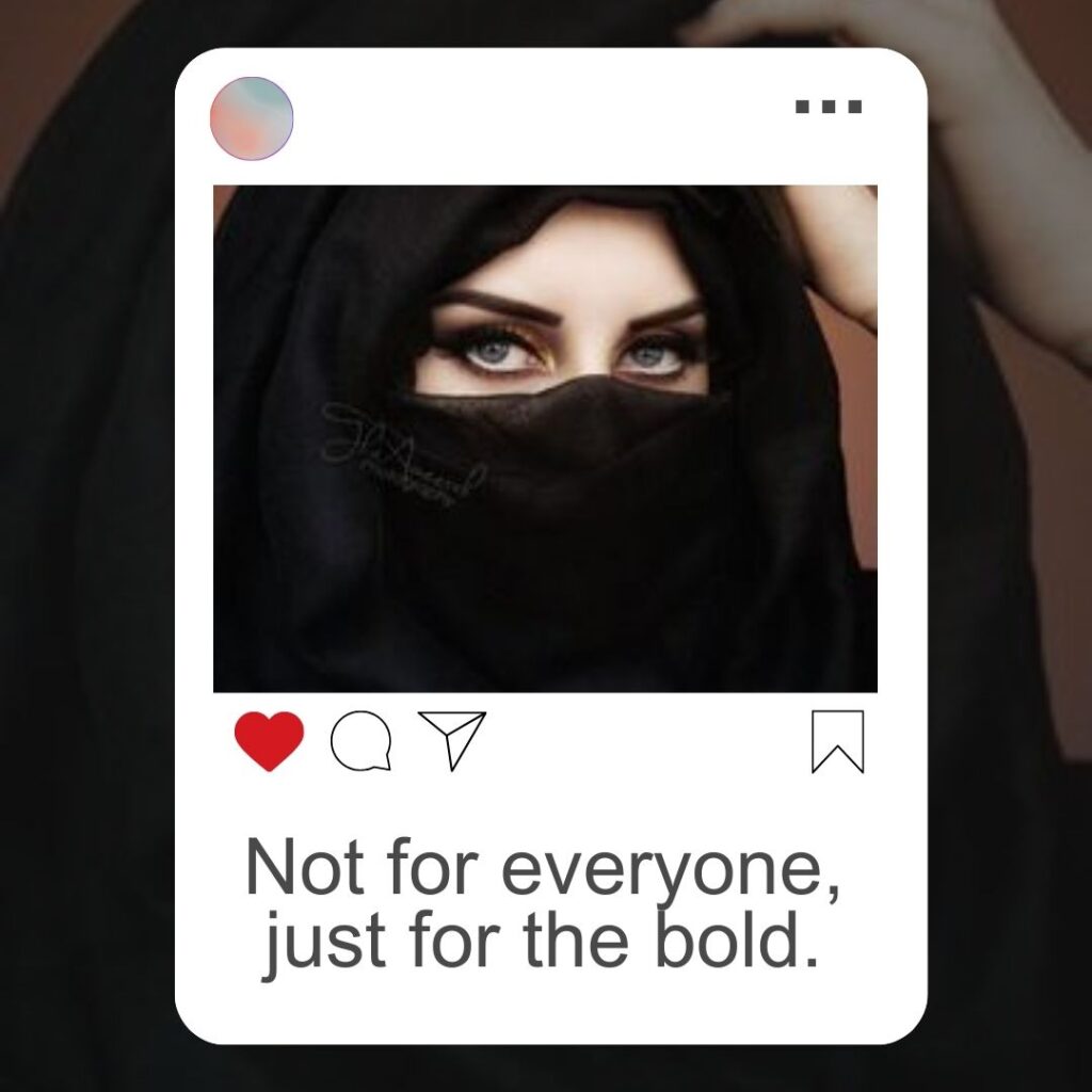 Attitude Killing Eyes Captions for Instagram