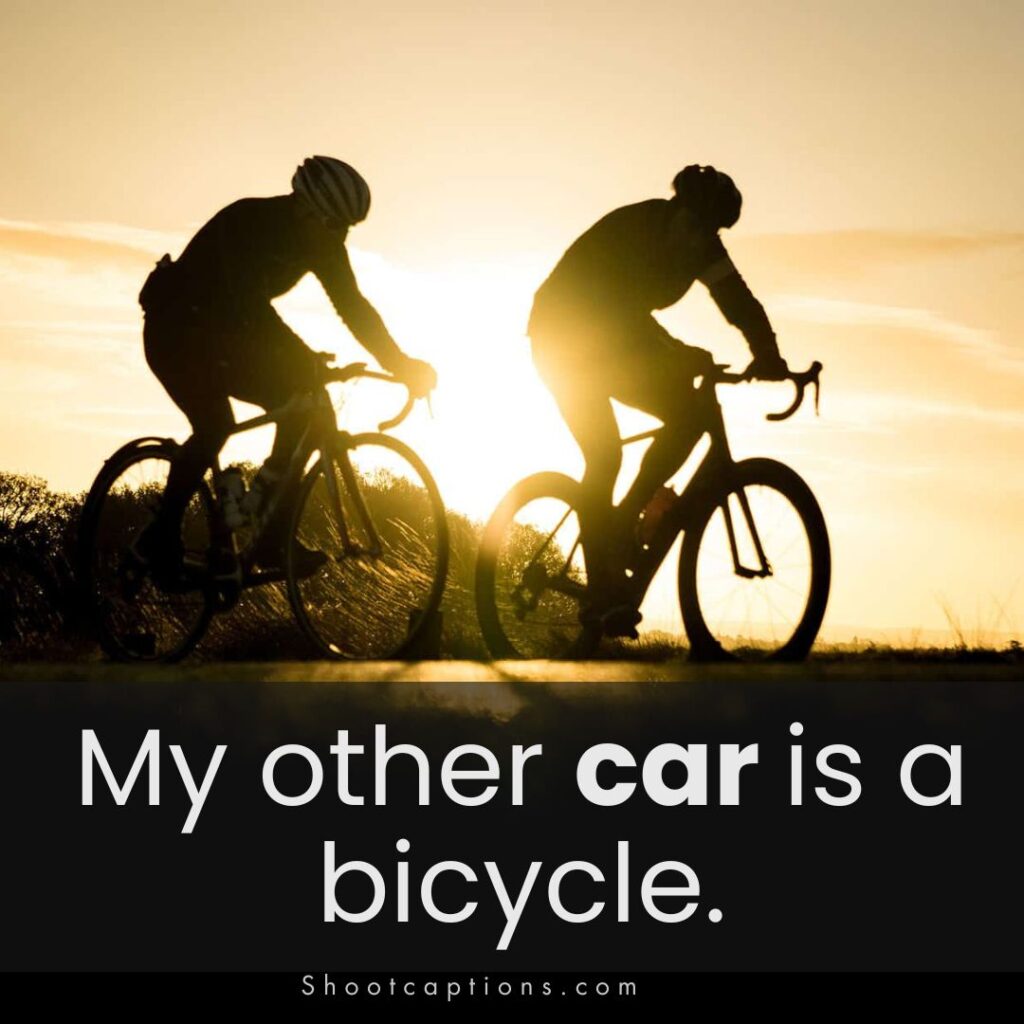 Funny Bike Ride Quotes for Instagram