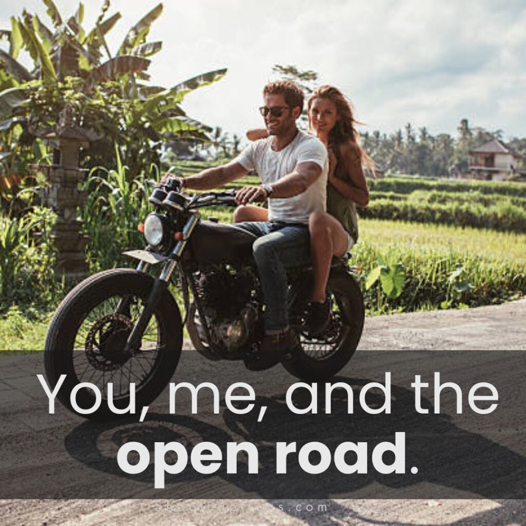 Romantic Bike Ride Quotes for Instagram